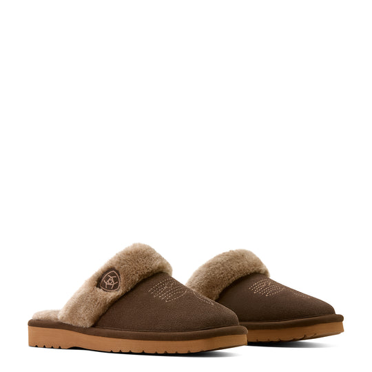 Ladies Ariat Jackie Chocolate Square Toe Slipper - 10073257