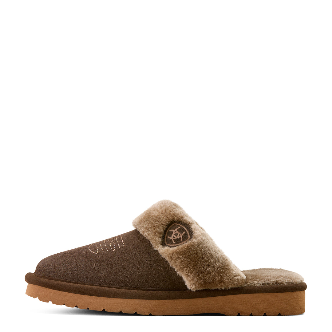 Ladies Ariat Jackie Chocolate Square Toe Slipper - 10073257