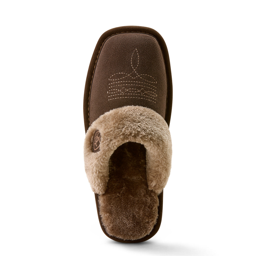 Ladies Ariat Jackie Chocolate Square Toe Slipper - 10073257