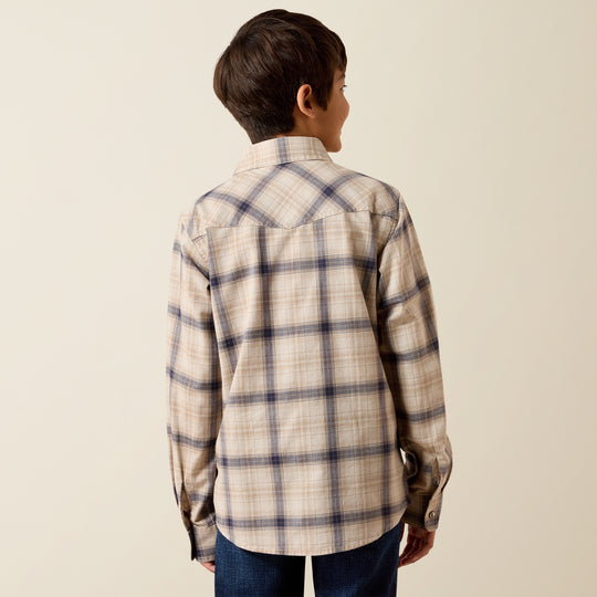 Boys Ariat Retro Huddle Classic Fit Snap Shirt - 10079298