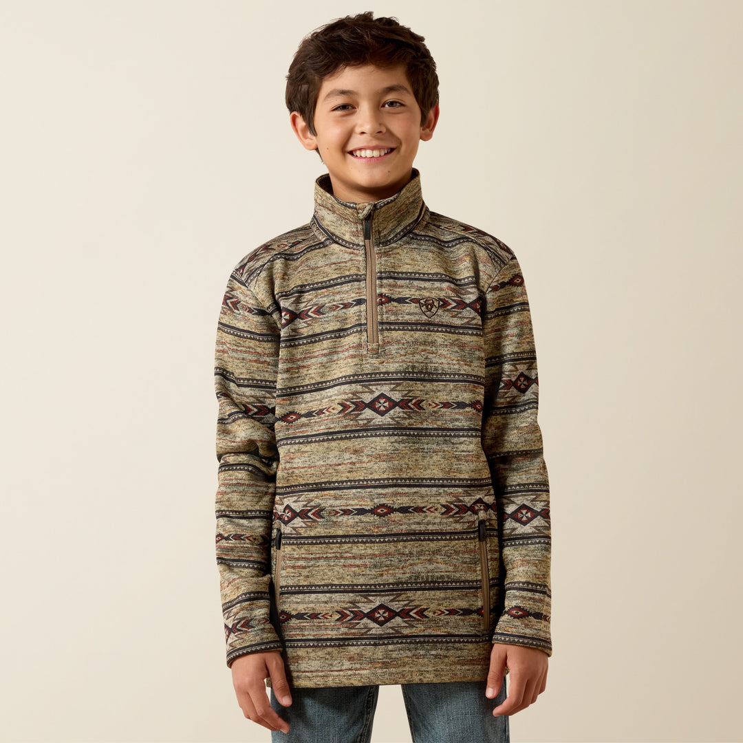 Boys Ariat Caldwell 1/4 Zip Sweater - 10079311