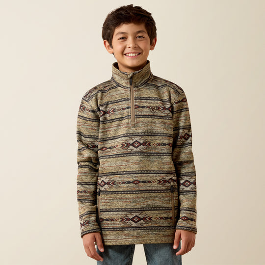 Boys Ariat Caldwell 1/4 Zip Sweater - 10079311