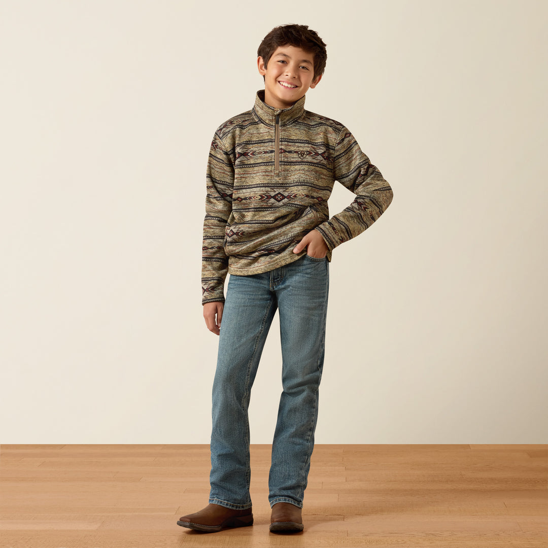 Boys Ariat Caldwell 1/4 Zip Sweater - 10079311