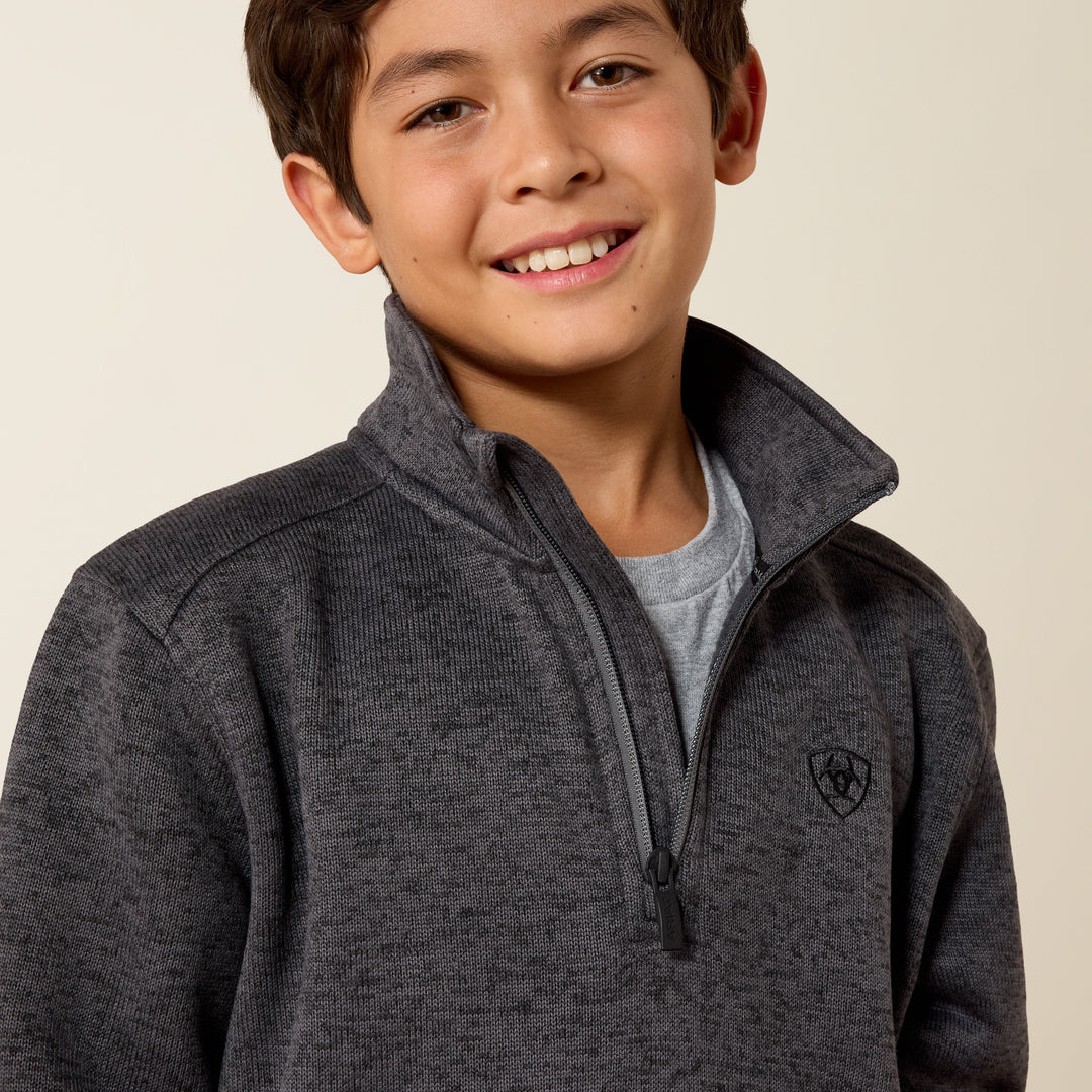 Boys Ariat Caldwell 1/4 Zip Sweater - 10079335