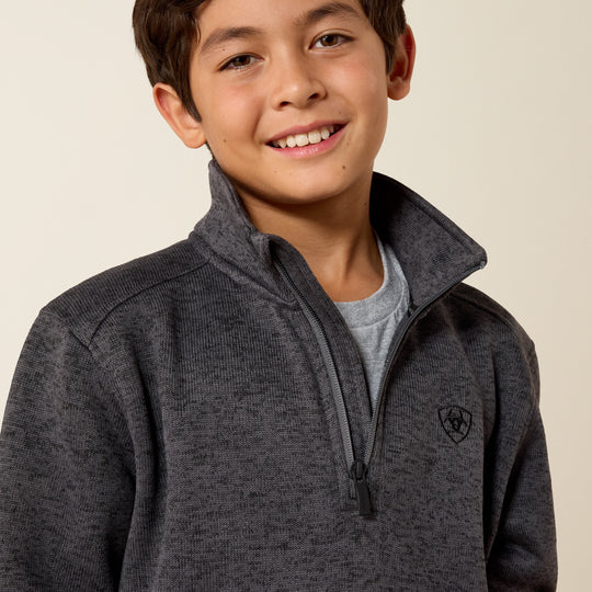 Boys Ariat Caldwell 1/4 Zip Sweater - 10079335