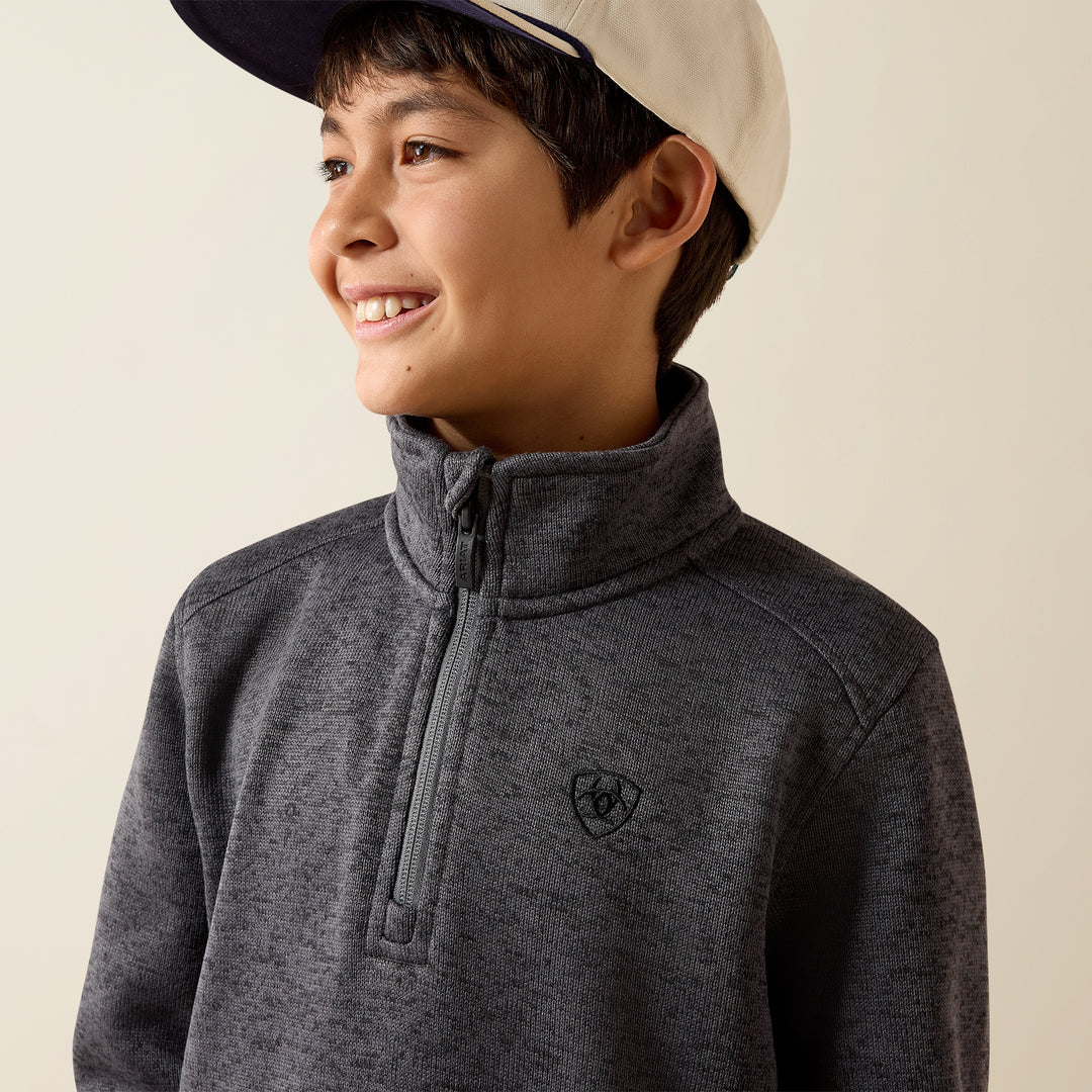 Boys Ariat Caldwell 1/4 Zip Sweater - 10079335