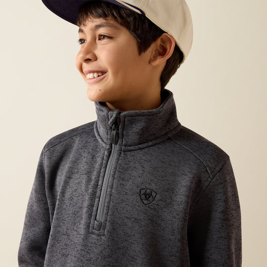 Boys Ariat Caldwell 1/4 Zip Sweater - 10079335