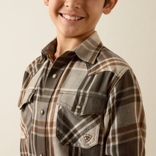 Boys Ariat Retro Howell Classic Fit Snap Shirt - 10079592