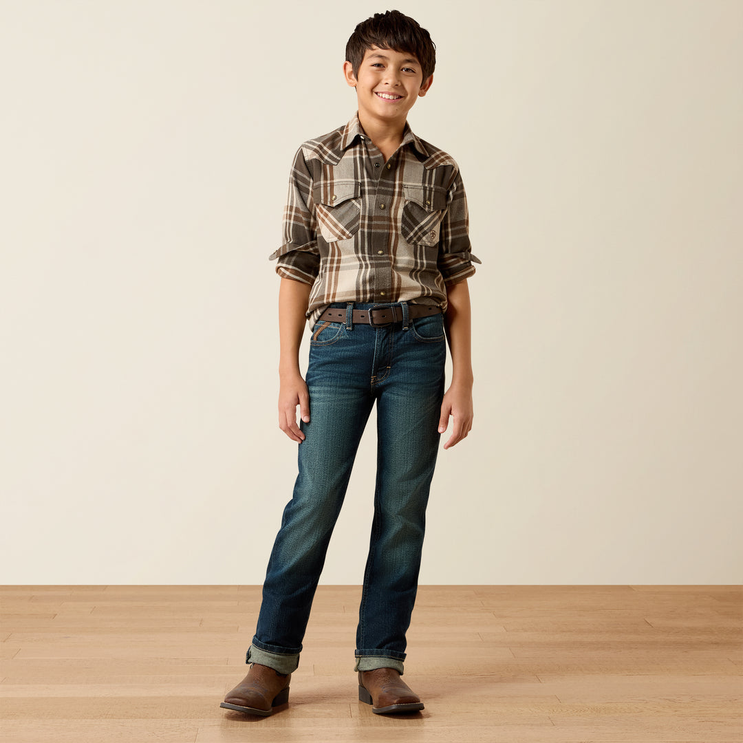 Boys Ariat Retro Howell Classic Fit Snap Shirt - 10079592