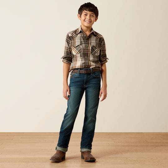 Boys Ariat Retro Howell Classic Fit Snap Shirt - 10079592