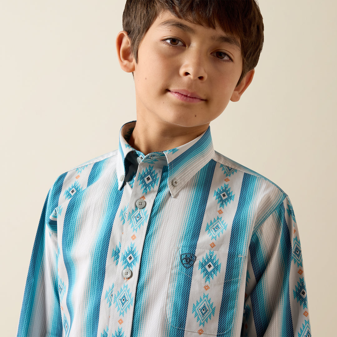 Boys Ariat Powers Classic Fit Shirt - 10079601