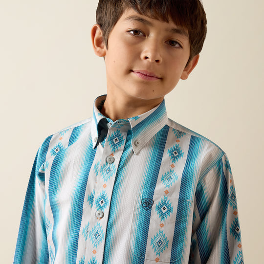 Boys Ariat Powers Classic Fit Shirt - 10079601