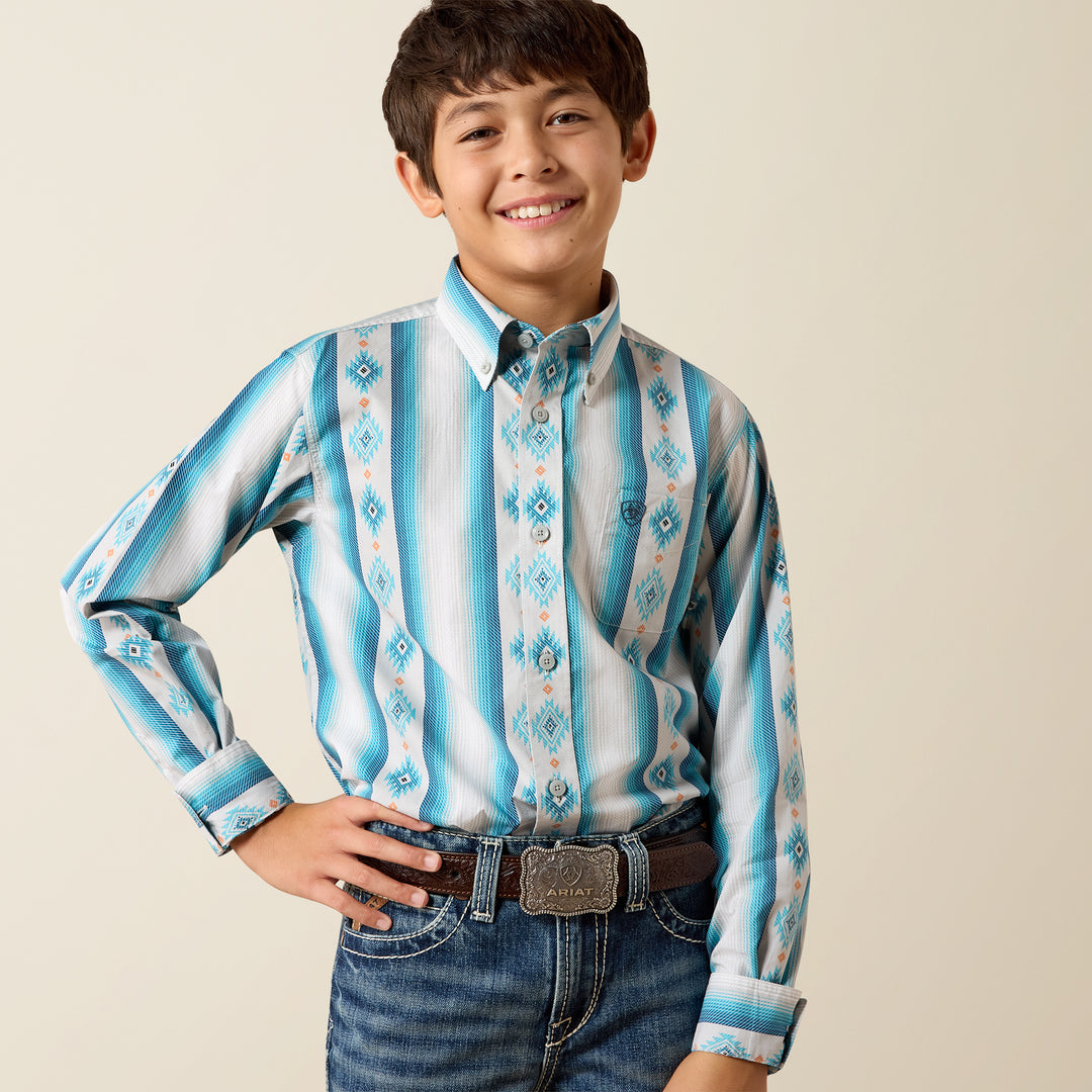 Boys Ariat Powers Classic Fit Shirt - 10079601