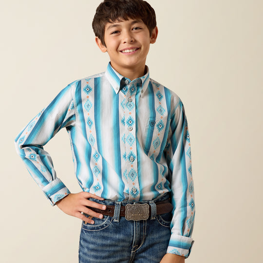 Boys Ariat Powers Classic Fit Shirt - 10079601
