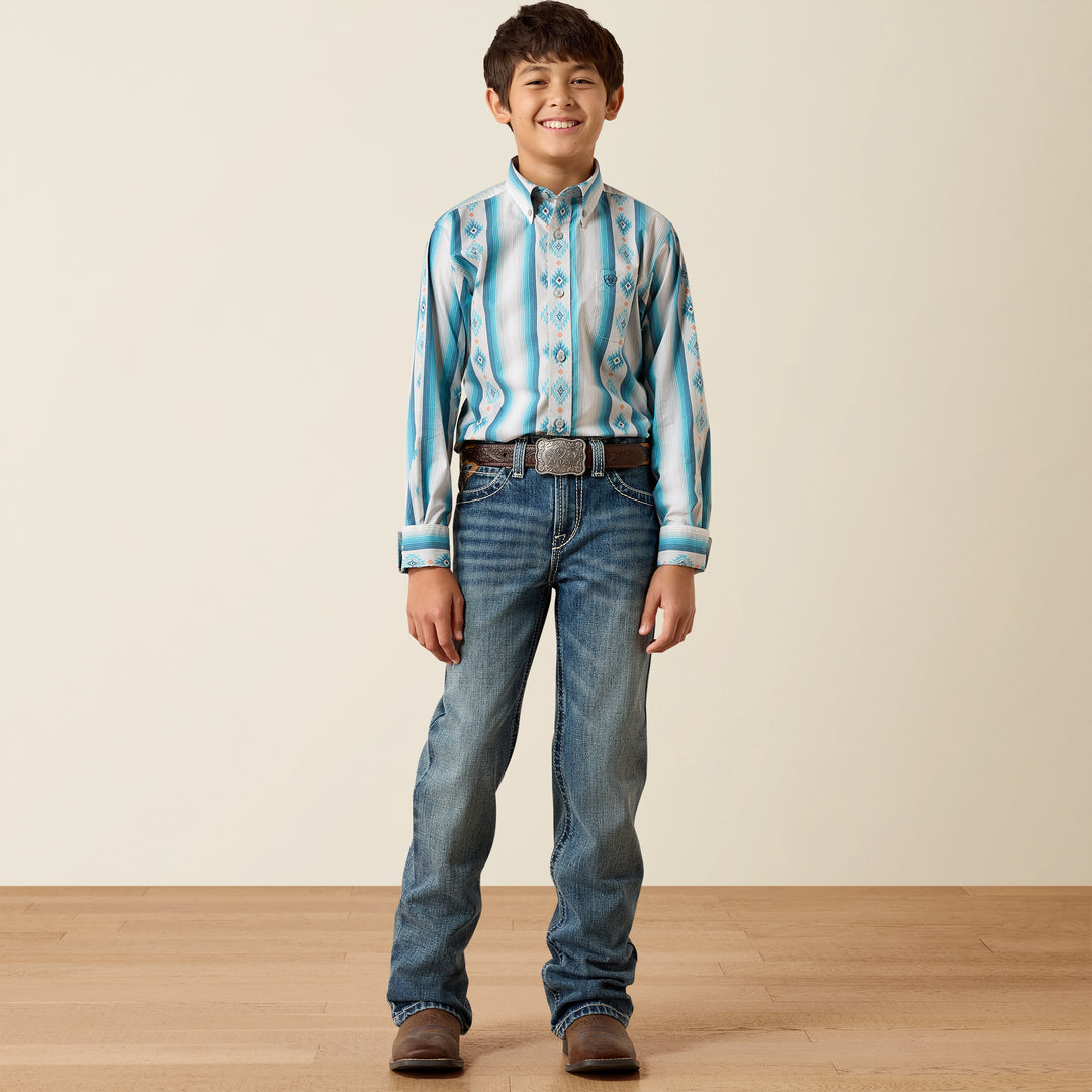 Boys Ariat Powers Classic Fit Shirt - 10079601