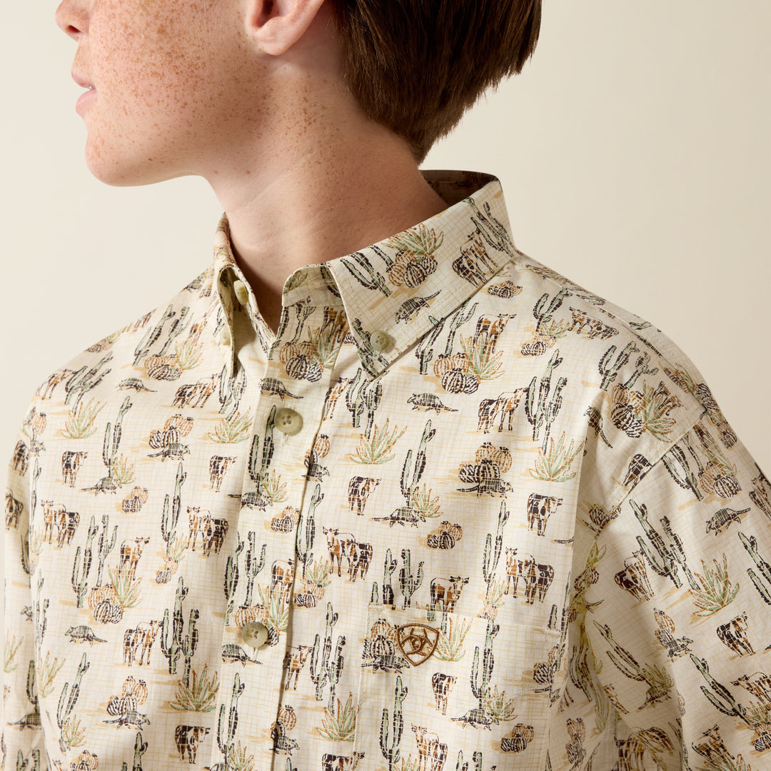 Boys Ariat Luthor Classic Fit Shirt - 10080718