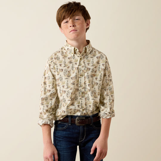 Boys Ariat Luthor Classic Fit Shirt - 10080718