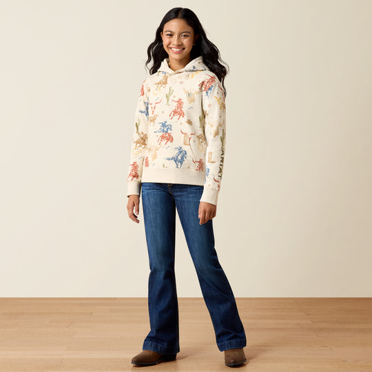Girls Ariat Ranch Tale Hoodie - 10079596