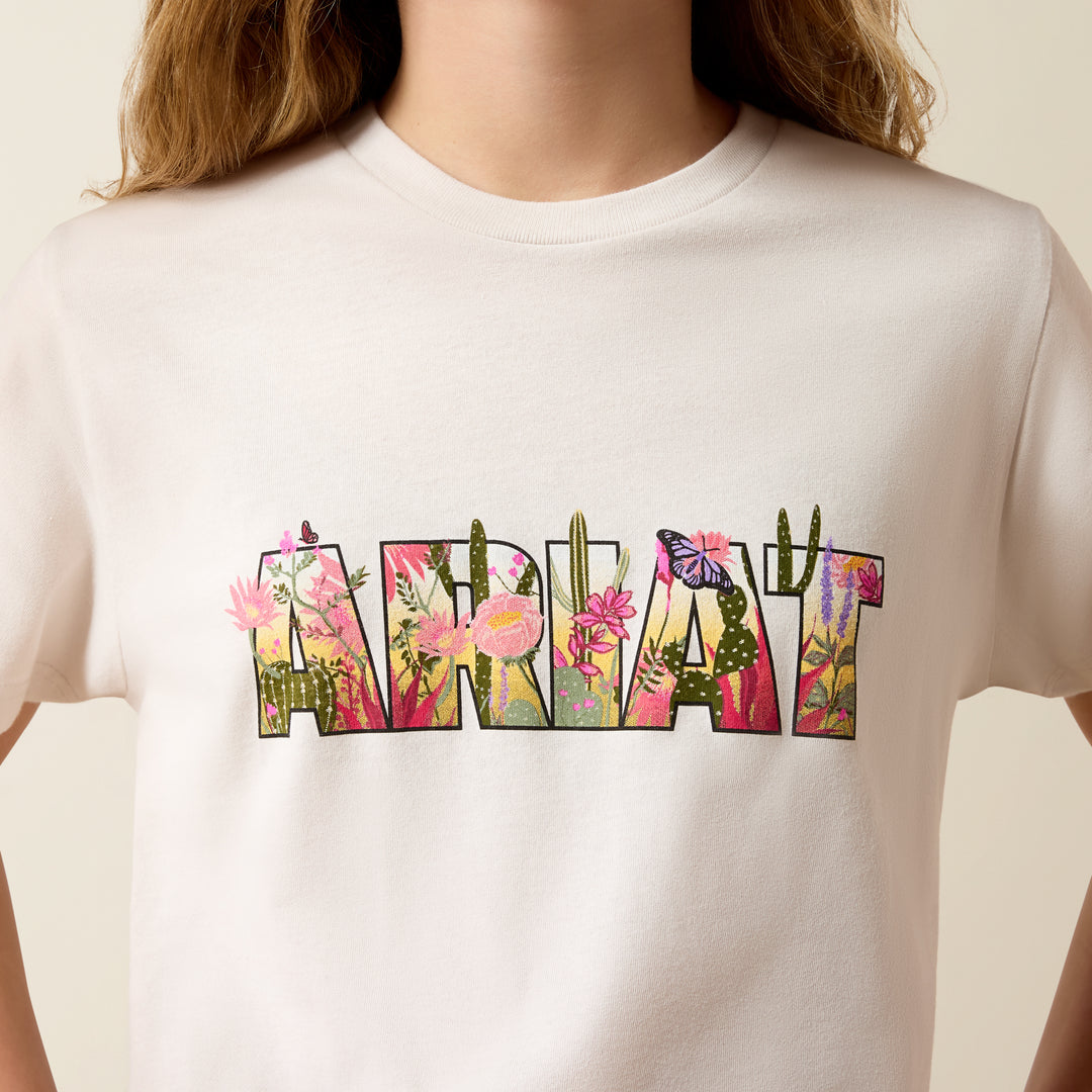 Girls Ariat Floral Fill T-Shirt - 10082177