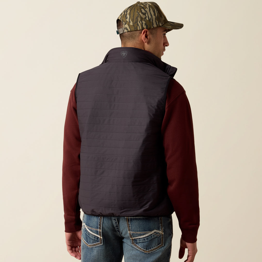 Men's Ariat Wylie Vest Obsidian - 10079256