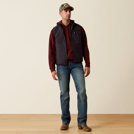 Men's Ariat Wylie Vest Obsidian - 10079256