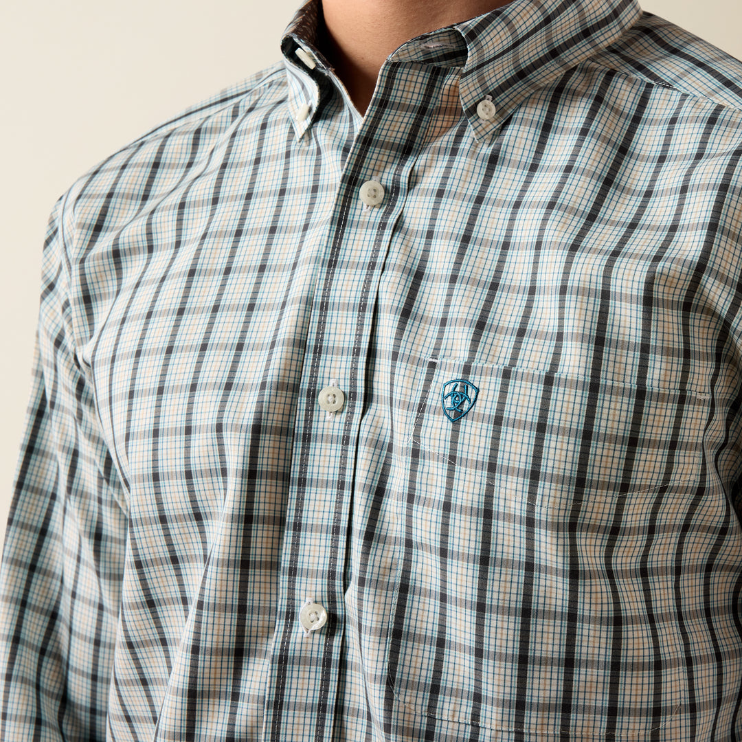 Men's Ariat Wrinkle Free Bern Fitted Shirt - 10079264