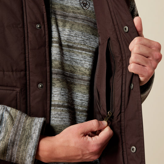 Men's Ariat Western Quilted Vest Mole - 10079280