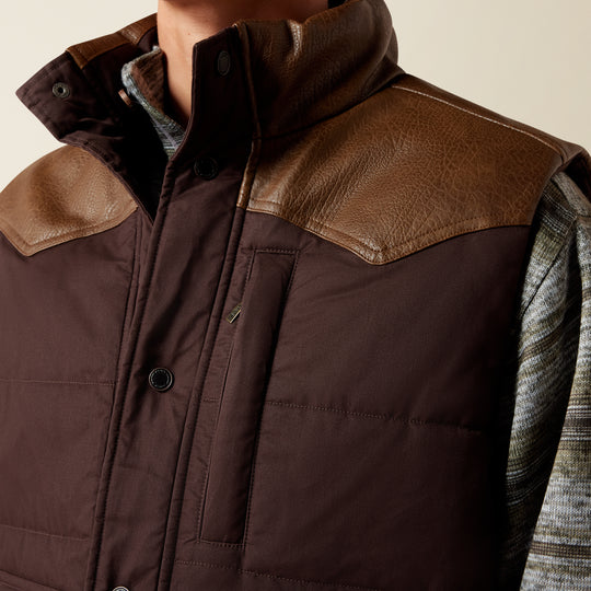 Men's Ariat Western Quilted Vest Mole - 10079280
