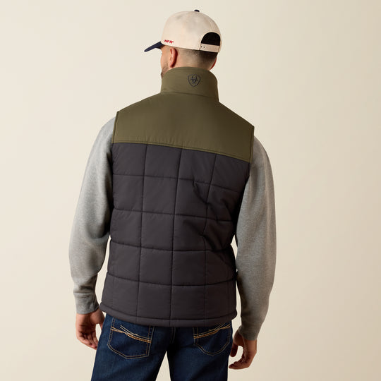 Men's Ariat Crius Insulated Vest Phantom/Grape Leaf - 10079293