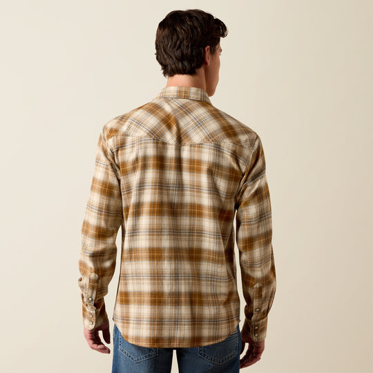 Men's Ariat Retro Hayes Fitted Snap Shirt 10079299