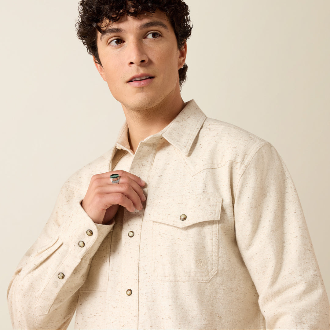 Men's Ariat Retro Hercules Fitted Snap Shirt - 10079301