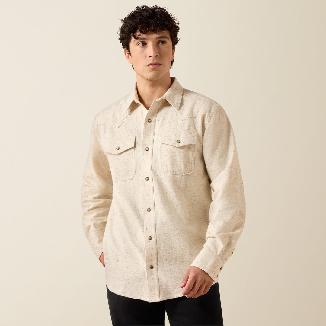 Men's Ariat Retro Hercules Fitted Snap Shirt - 10079301