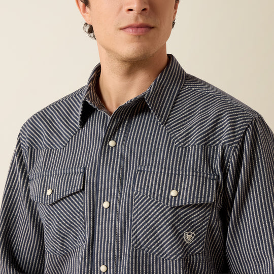 Men's Ariat Retro Haywood Fitted Snap Shirt - 10079317