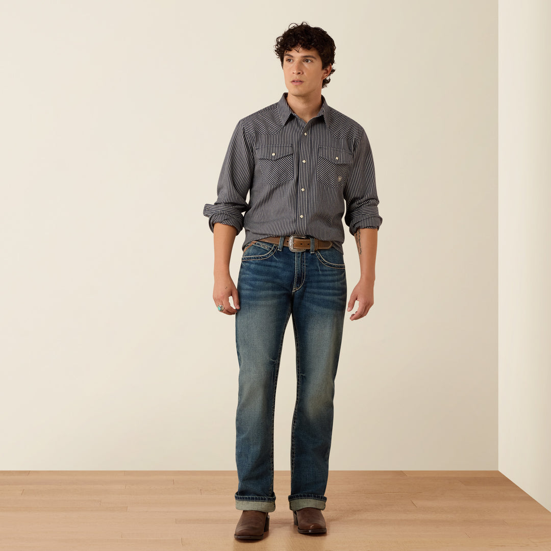 Men's Ariat Retro Haywood Fitted Snap Shirt - 10079317