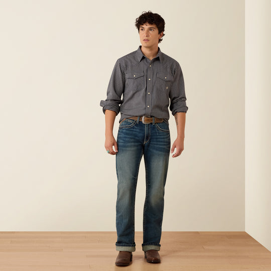 Men's Ariat Retro Haywood Fitted Snap Shirt - 10079317