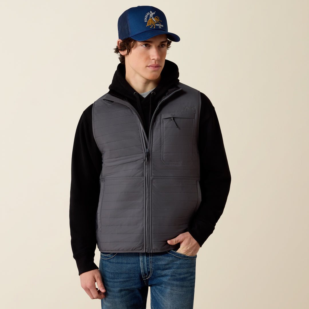 Men's Ariat Wylie Vest Iron Gate - 10079334