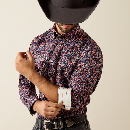 Men's Ariat Wrinkle Free Ward Classic Fit Shirt - 10079354