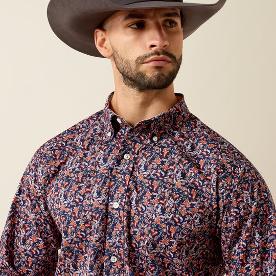 Men's Ariat Wrinkle Free Ward Classic Fit Shirt - 10079354