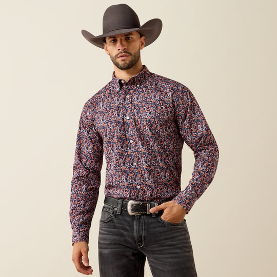 Men's Ariat Wrinkle Free Ward Classic Fit Shirt - 10079354