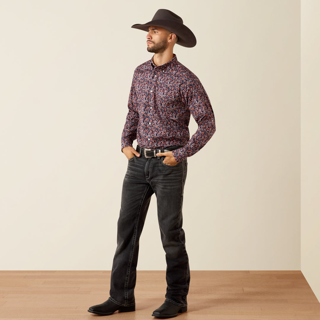 Men's Ariat Wrinkle Free Ward Classic Fit Shirt - 10079354