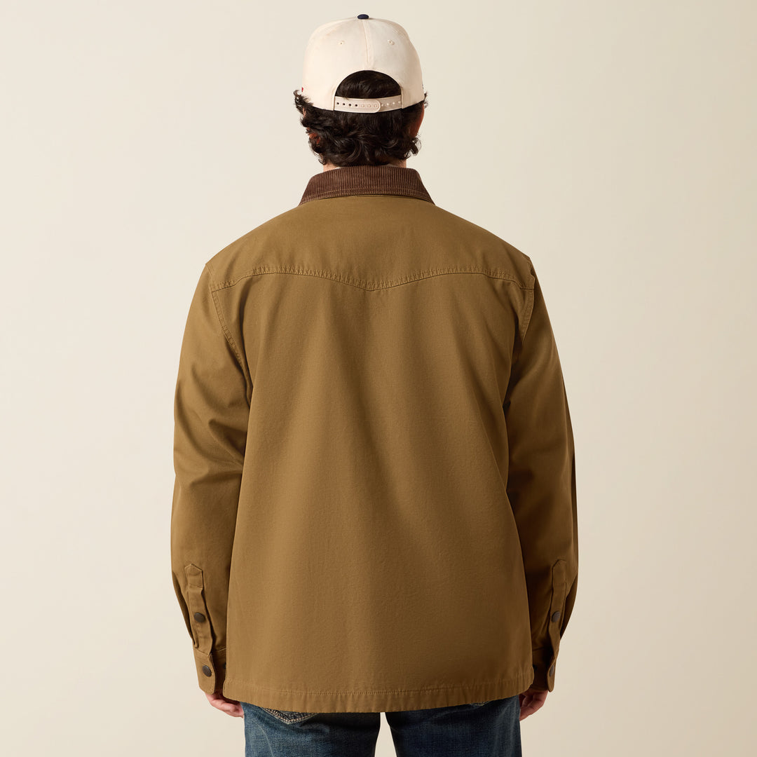 Men's Ariat Retro Canvas Shirt Jacket - 10079376