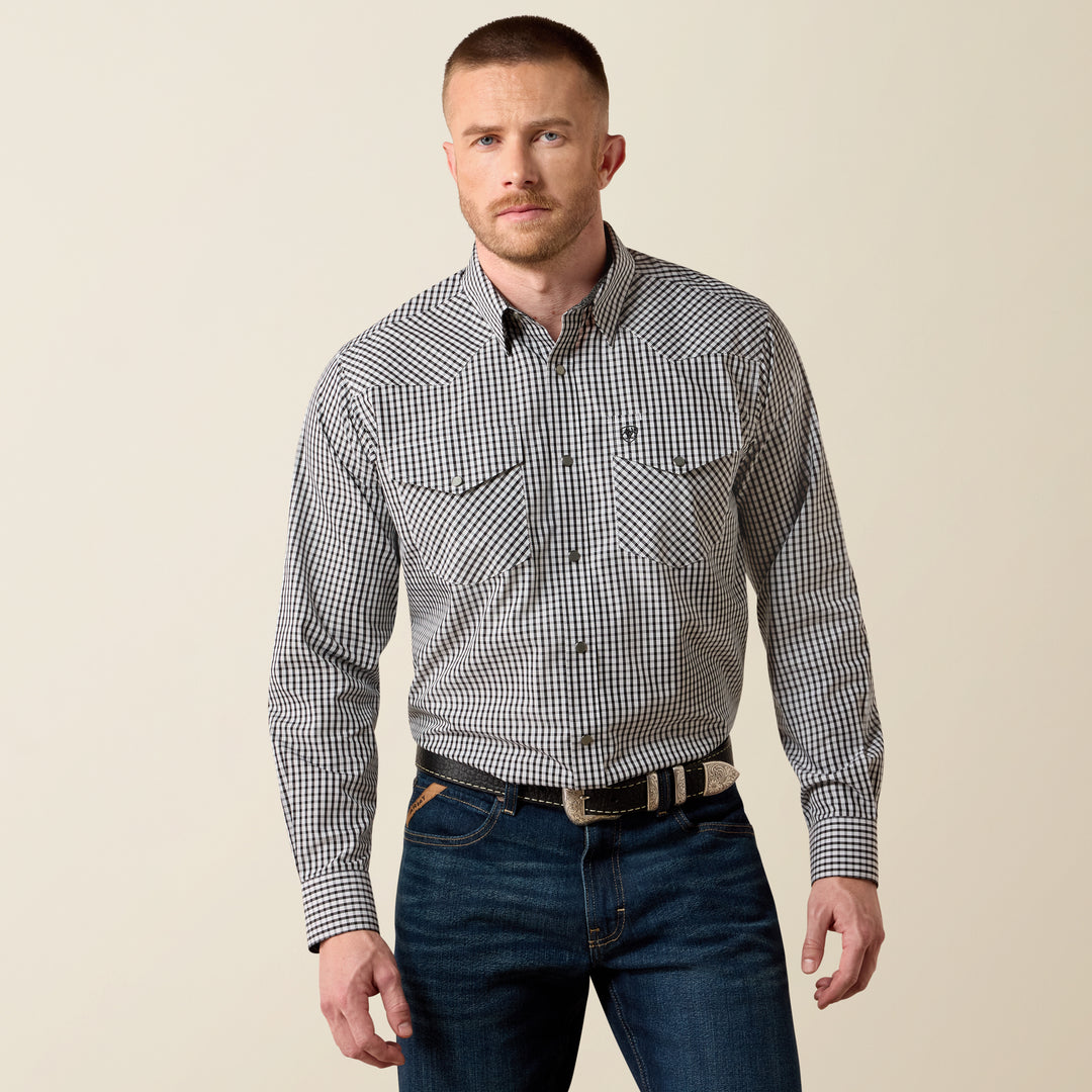 Men's Ariat Wrinkle Free Bud Classic Fit Snap Shirt - 10079410