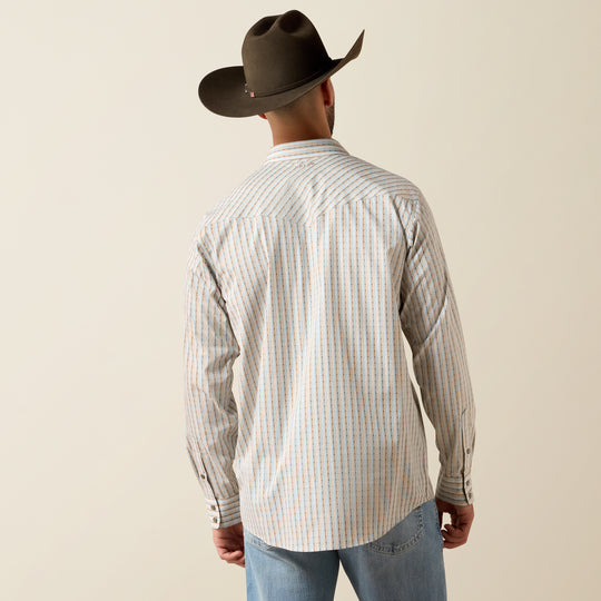 Men's Ariat Wrinkle Free Burnard Classic Fit Snap Shirt - 10079437