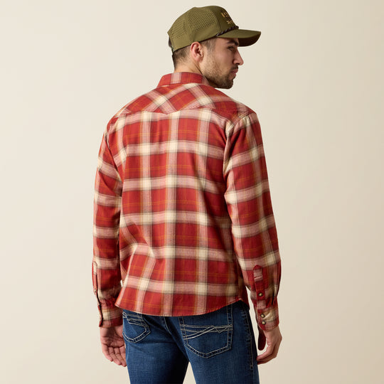 Men's Ariat Retro Hatford Fitted Snap Shirt - 10079448