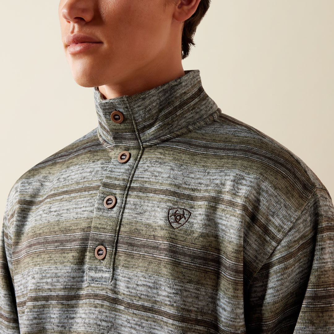 Men's Ariat Caldwell 1/4 Button Sweater - 10079463