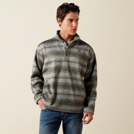 Men's Ariat Caldwell 1/4 Button Sweater - 10079463