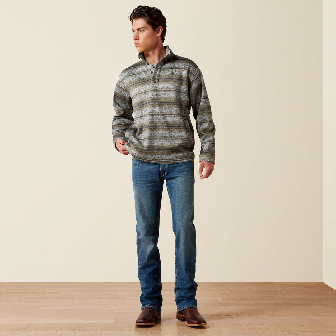 Men's Ariat Caldwell 1/4 Button Sweater - 10079463