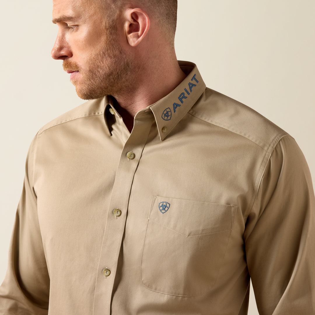 Men's Ariat Team Logo Twill Classic Fit Shirt - 10079478