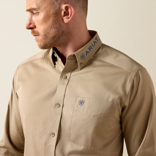 Men's Ariat Team Logo Twill Classic Fit Shirt - 10079478