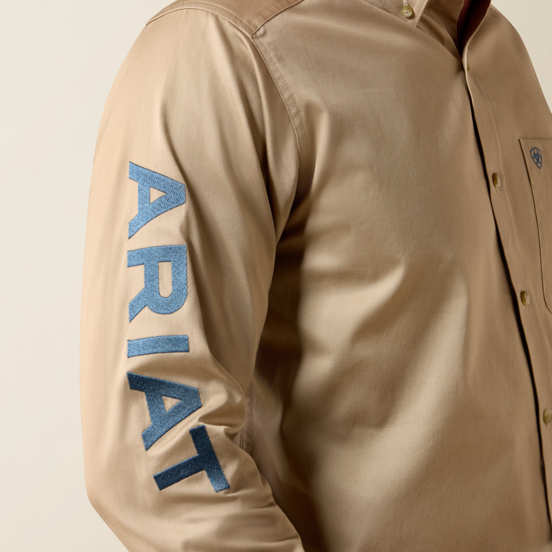 Men's Ariat Team Logo Twill Classic Fit Shirt - 10079478